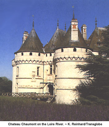 Chateau Chaumont on the Loire River.
